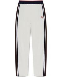 CASABLANCA - Trousers With Side Stripes - Lyst