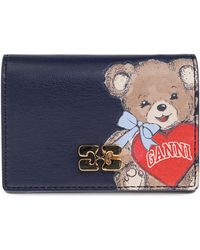 Ganni - Card Holder Made Of Eco Leather - Lyst