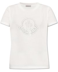 Moncler - T-Shirt With Logo - Lyst