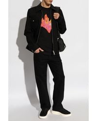 McQueen - Jeans With Logo - Lyst