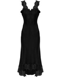 McQueen - Dress With Lace Inserts - Lyst