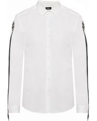 DSquared² Shirt With Sleeve Bands - White