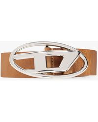 DIESEL - 'Oval D Logo B' Belt - Lyst