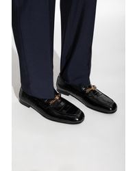 Versace - Leather Shoes Type 'Loafers' - Lyst