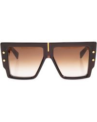 Balmain - Square Frame Sunglasses - Lyst