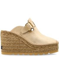 Stella McCartney - Wedge-Heeled Shoes 'Gaia' - Lyst