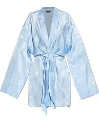 Balenciaga - Silk Dress With Belt - Lyst