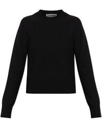 Jil Sander - Wool Sweater With A Crew Neck - Lyst