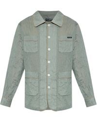 Dolce & Gabbana - Shirt With A Crinkled Effect - Lyst