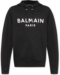 Balmain - Sweatshirt With Logo, - Lyst