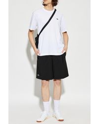 Lacoste - Shorts With Logo Patch - Lyst