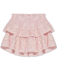 LoveShackFancy - Skirt "Ruffle" - Lyst