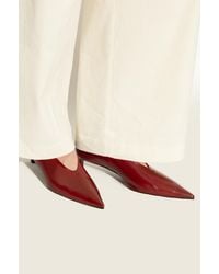 Jil Sander - Leather Heeled Shoes - Lyst