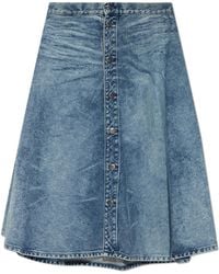 DIESEL - Denim Skirt 'De-Annet-B-Fsh' - Lyst