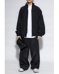 Balenciaga - Jacket With Printed Logo - Lyst
