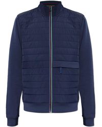 Paul Smith - Sweatshirt With Quilted Front - Lyst