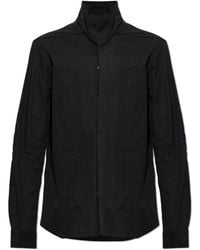 Rick Owens - Shirt With A Stand-Up Collar - Lyst