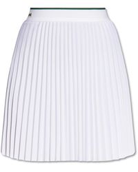 Lacoste - Pleated Skirt, - Lyst