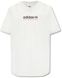 adidas Originals T-shirt With Logo - Natural