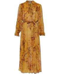 forte_forte - Dress With A Botanical Motif - Lyst