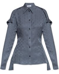 Ferragamo - Loose-Fit Shirt With Monogram - Lyst
