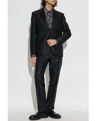 Versace - Blazer With Lurex Thread, - Lyst