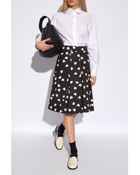 Kate Spade - Skirt With Heart Pattern, - Lyst