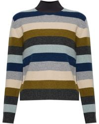 Tory Burch - Wool Sweater With A Stand-Up Collar - Lyst