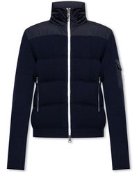 Moncler - Cardigan With Down Front - Lyst