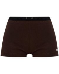 Entire studios - Shorts With Logo - Lyst
