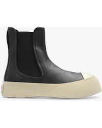 Marni - ‘Pablo’ Leather Ankle Boots - Lyst