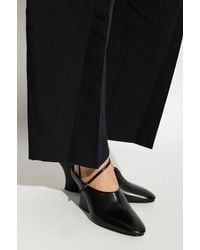 Jil Sander - Leather Heeled Shoes - Lyst