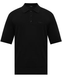 Balmain - Polo With Embroidered Logo - Lyst