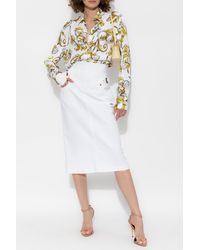 Versace Jeans Couture - Shirt With Outline Barocco Print - Lyst