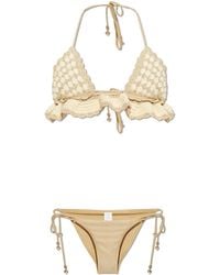 Zimmermann - Two-Piece Swimsuit With Lurex Thread - Lyst