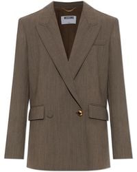 Moschino - Double-Breasted Blazer - Lyst