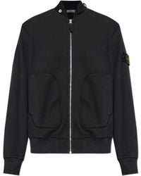 Stone Island - Zip-Up Sweatshirt - Lyst