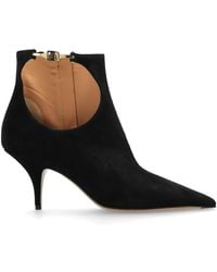 Ferragamo - “Heeled Cutout Ankle Boots” - Lyst