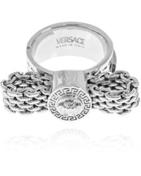 Versace - Ring With Medusa's Head - Lyst