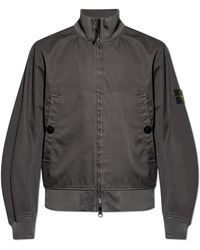 Stone Island - Jacket With Detachable Patch - Lyst
