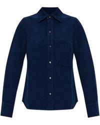 Victoria Beckham - Corduroy Shirt With Pocket - Lyst