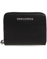 DSquared² - Leather Wallet With Logo - Lyst