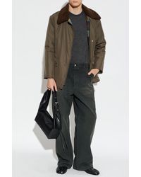 Maison Margiela - Jacket With Fur Collar - Lyst