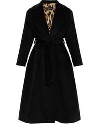 Dolce & Gabbana - Belted Wool Coat - Lyst