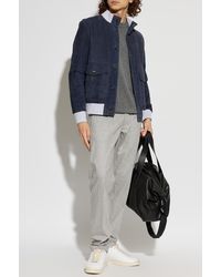 Eleventy - Cashmere Sweater With A Crew Neck - Lyst