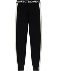 Perfect Moment - Wool Trousers With Logo - Lyst