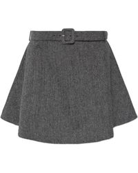Self-Portrait - Skirt With Herringbone Pattern - Lyst