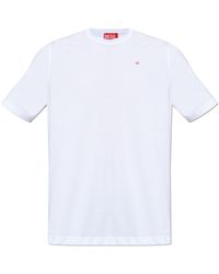 DIESEL - T-Shirt T-Adjust-Microdiv - Lyst