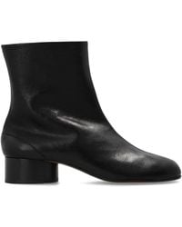 Maison Margiela - Heeled Ankle Boots With 'Tabi' Cut-Out - Lyst