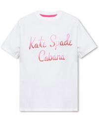 Kate Spade - T-Shirt With Logo - Lyst